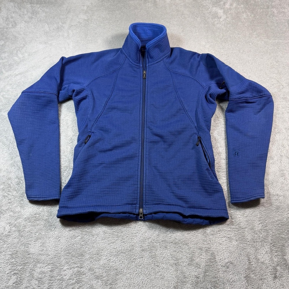 Patagonia R1 Granular Jacket Womens Large Blue Hiking Fleece‎ Full Zip Mid Layer